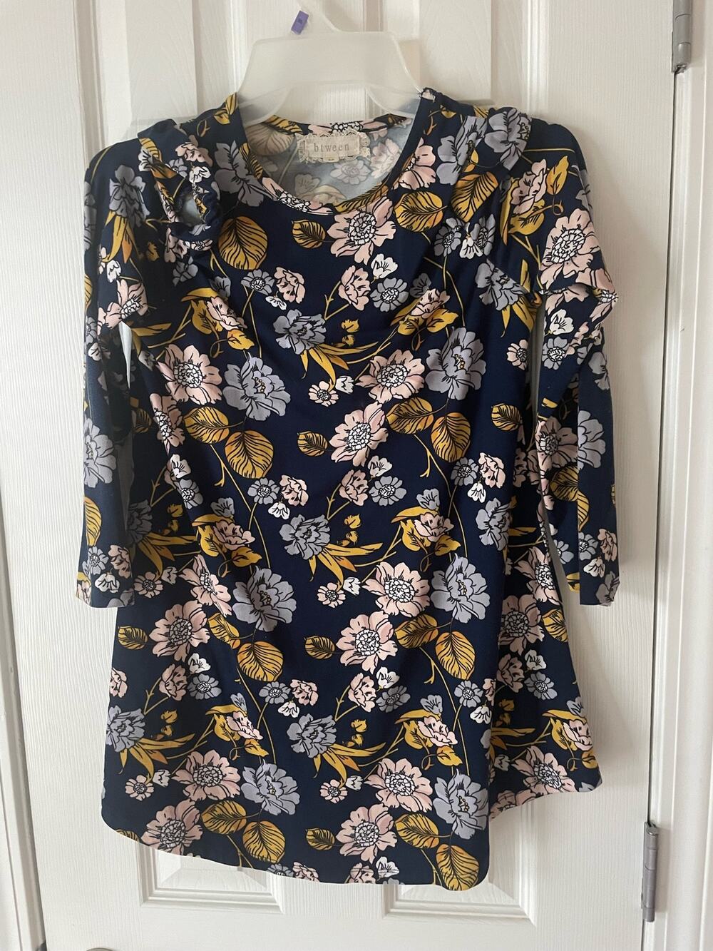 BTween PeekABoo Shoulder, Size 10, Floral Sweater, $22, B50